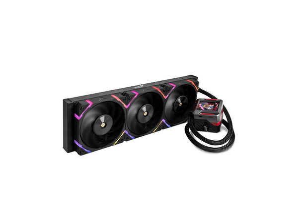 VALKYRIE E360 LOKI BLACK ARGB with LCD Display 360mm Liquid CPU Cooler