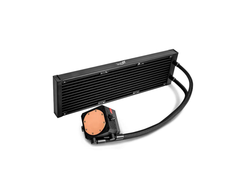 VALKYRIE E360 LOKI BLACK ARGB with LCD Display 360mm Liquid CPU Cooler