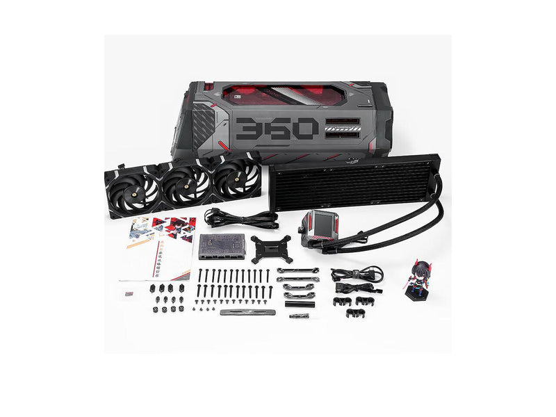VALKYRIE E360 LOKI BLACK Black ARGB with LCD Display 360mm Liquid CPU Cooler