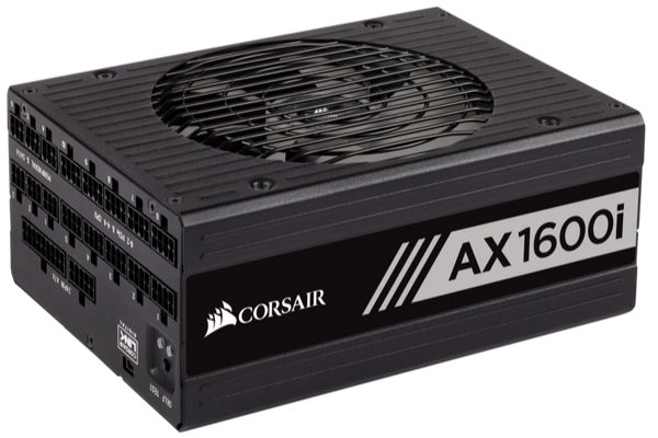 CORSAIR 1600W AX1600i 80Plus Titanium Full Modular Power Supply (CP-9020087-UK) 