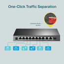 TP-Link TL-SG1210MP 10-Port Gigabit Desktop Switch with 8-Port PoE+ (123W)