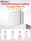 FIREBAT F2 (16G+512G SYSTEM) Mini PC (Intel Core i5-14450HX / 16GB DDR5 Ram / 512GB SSD / Windows 11 Pro) CS-FF2