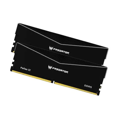 Acer Predator 32GB Kit (2x16GB) PALLAS II Black 黑色 BL.9BWWR.433 CL30 DDR5 6000MHz Memory AMD EXPO & Intel XMP 3.0 (RM-AP5D32B)