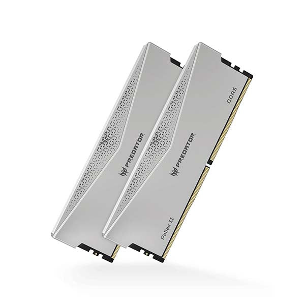 Acer Predator 32GB Kit (2x16GB) PALLAS II Silver 銀色 BL.9BWWR.374 DDR5 6000MHz CL32 Memory AMD EXPO & Intel XMP 3.0 (RM-AP5D32V)