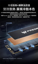 Acer Predator 2TB GM9 BL.9BWWR.137 PCIe Gen5 NVMe M.2 SSD (HD-AGM92T)
