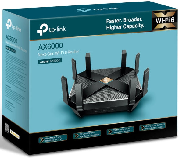 TP-Link Archer AX6000 Dual-Band Wi-Fi 6 Router