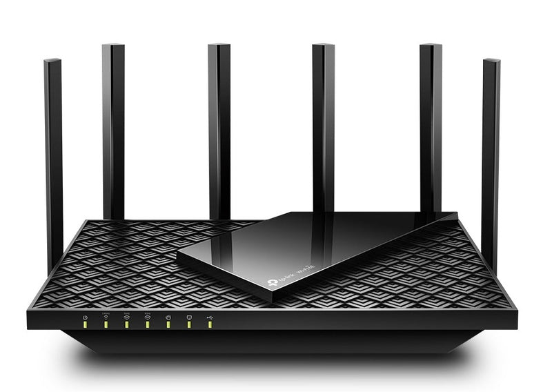 TP-Link Archer AXE75 AXE5400 Tri-Band Gigabit Ultra-Low Latency WiFi 6E Router