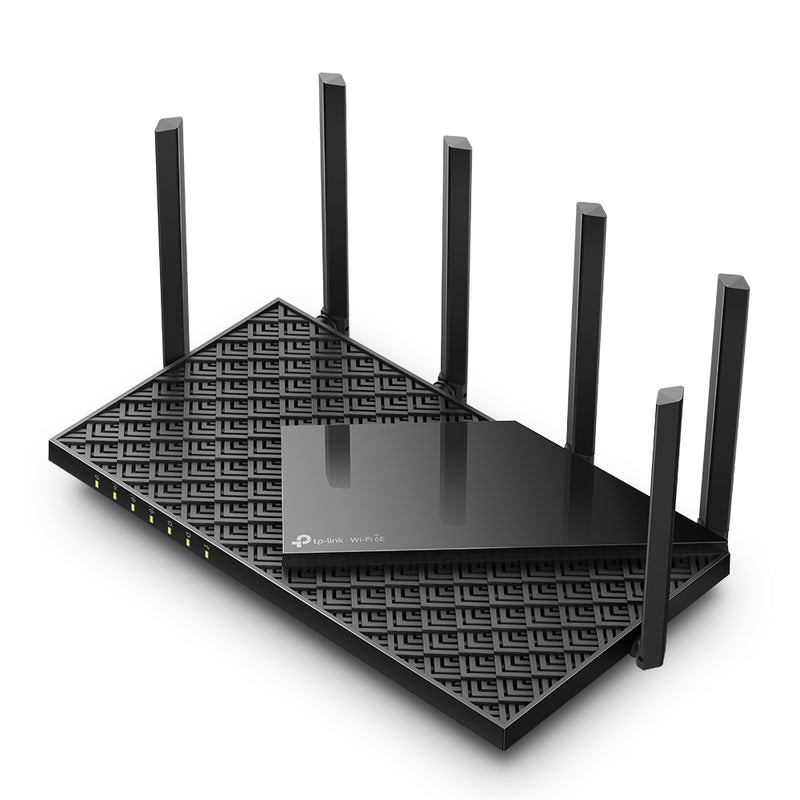 TP-Link Archer AXE75 AXE5400 Tri-Band Gigabit Ultra-Low Latency WiFi 6E Router