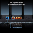 TP-Link Archer BE400 BE6500 Dual Band 2.5G WiFi 7 Router