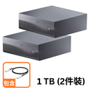 ASUS Ascent GX10 (1T)x2 精巧桌上型 AI 超級電腦 (NVIDIA GB10, 128GB+1TB SSD) 90MS0371-M00020 x2部 + QSFP專用連接線