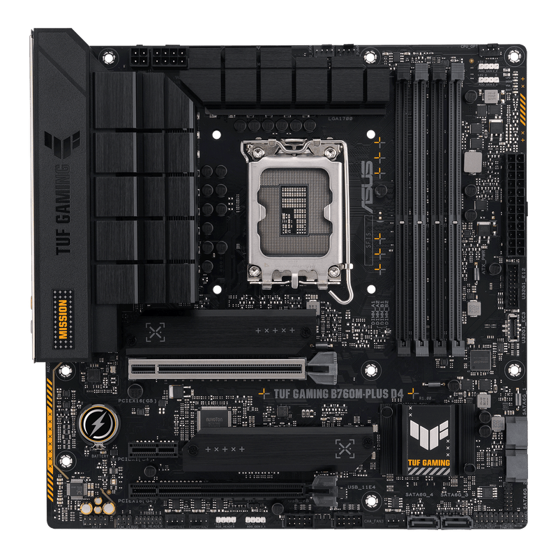 ASUS TUF GAMING B760M-PLUS D4 DDR4,LGA 1700 mATX Motherboard (MB-AB76TM4)