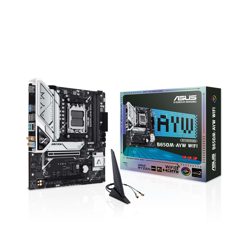 ASUS B650M-AYW WIFI DDR5,Socket AM5 mATX Motherboard