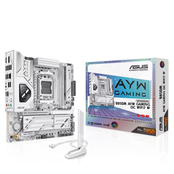 ASUS B850M AYW GAMING OC WIFI7 W DDR5,Socket AM5 mATX Motherboard (MB-BB85PMV)
