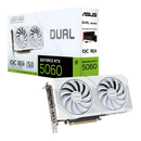 ASUS DUAL GeForce Series RTX 5060 OC White 8GB GDDR7 DUAL-RTX5060-O8G-WHITE (DI-E5060D8)