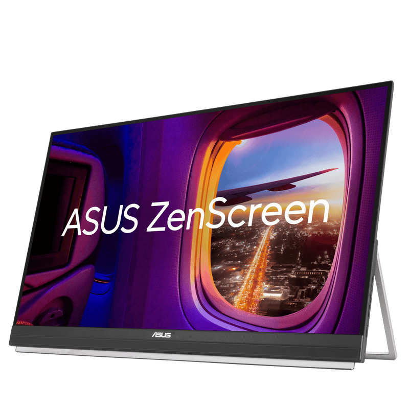 ASUS 27" ZenScreen MB27ACF QHD (2560 x 1440), IPS, 100Hz,USB-C, PD 70W, 揚聲器, 手把/可折疊支架設計 便攜式顯示器 (MO-AM27ACF)