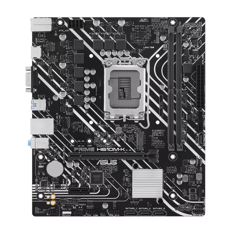 ASUS PRIME H610M-K DDR5,LGA 1700 mATX Motherboard (MB-AH6AMK)