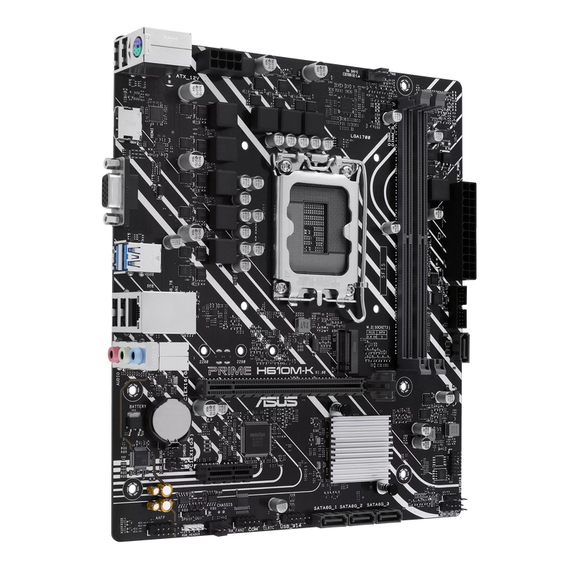 ASUS PRIME H610M-K DDR5,LGA 1700 mATX Motherboard (MB-AH6AMK)