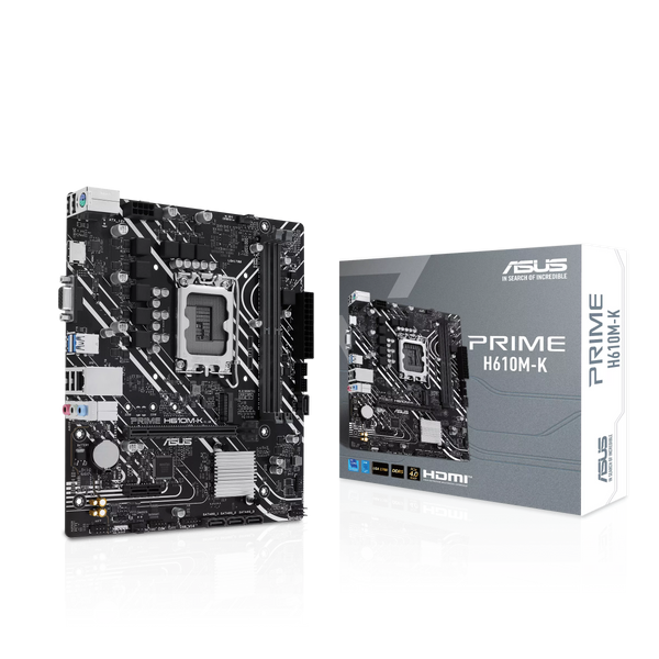 ASUS PRIME H610M-K DDR5,LGA 1700 mATX Motherboard (MB-AH6AMK)