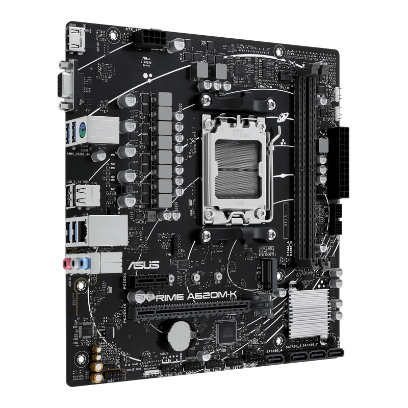 ASUS PRIME A620M-K-CSM DDR5,Socket AM5 mATX Motherboard