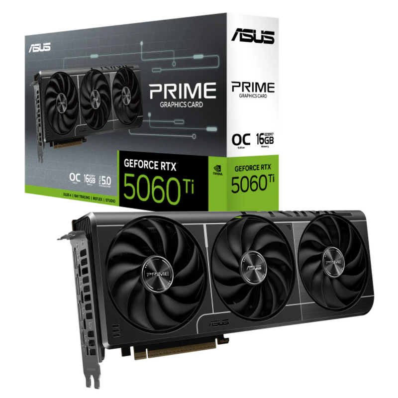 ASUS PRIME GeForce RTX 5060 Ti OC 16GB GDDR7 PRIME-RTX5060TI-O16G (DI-E506TR1)