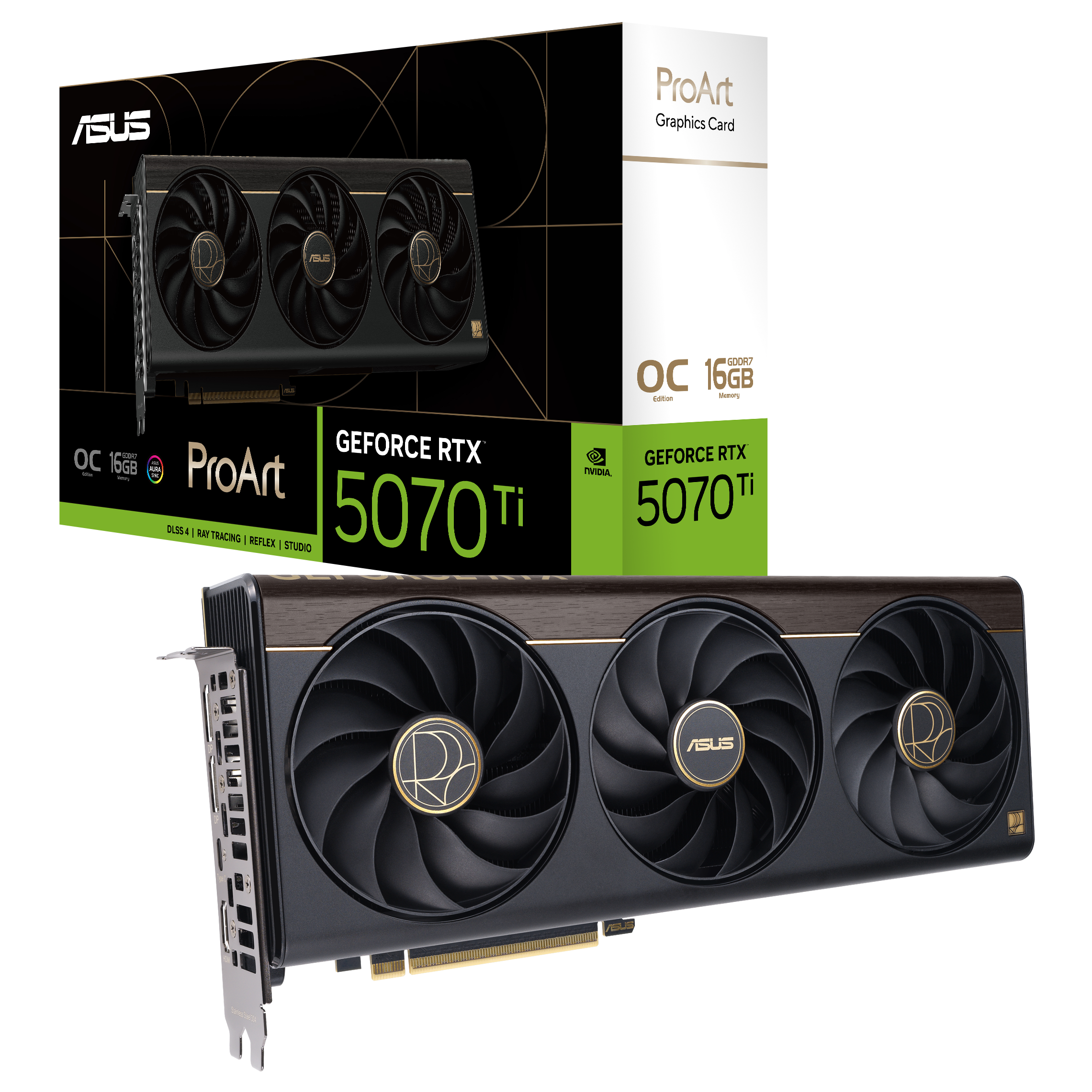 ASUS PROART GeForce RTX 5070 Ti OC 16GB GDDR7 PROART-RTX5070TI-O16G-GA