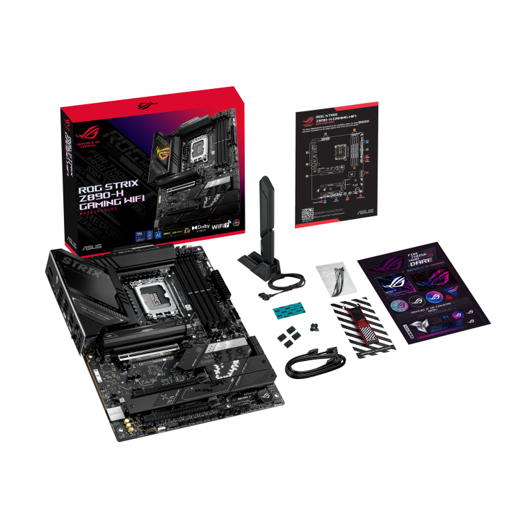 ASUS ROG STRIX Z890-H GAMING WIFI DDR5,LGA 1851 ATX Motherboard (MB-AZ89SHW)