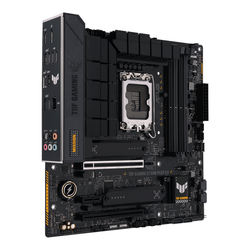 ASUS TUF GAMING B760M-PLUS D4 DDR4,LGA 1700 mATX Motherboard (MB-AB76TM4)