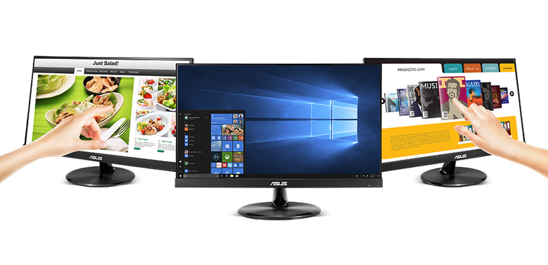 ASUS 21.5" VT229H Touch FHD, In-Plane Switching, HDMI, D-Sub, 10-point Touch, Speakers, VESA Wall Mount 觸控顯示器 (MO-AH229H)