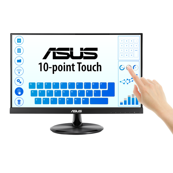 ASUS 21.5" VT229H Touch FHD, In-Plane Switching, HDMI, D-Sub, 10-point Touch, Speakers, VESA Wall Mount 觸控顯示器 (MO-AH229H)