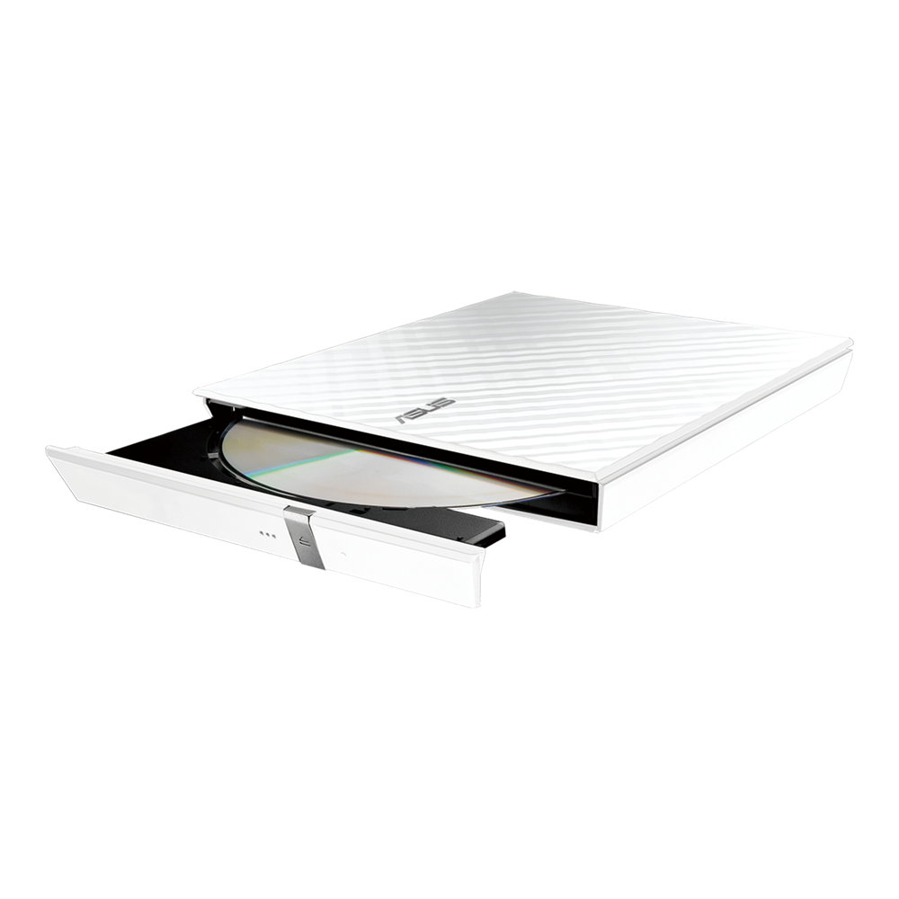 ASUS SDRW-08D2S-U LITE /White 白色 Slim Portable DVD Writer (DR
