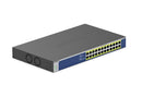 NETGEAR GS524PP 24 port Gigabit Unmanaged Switch w/ 24 PoE+ (300W), Metal