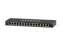 NETGEAR GS316EP-100UKS 16-Port PoE+ Gigabit Ethernet Plus Switch (180W) - 15 Copper ports +  1 SFP Port