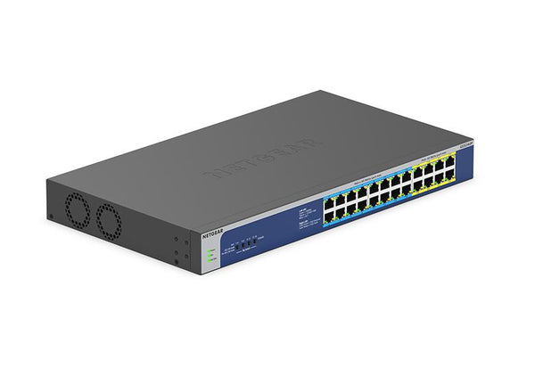 NETGEAR GS524UP 24 port Gigabit Unmanaged Switch w/ 16 PoE+ and 16 PoE++ (480W), Metal