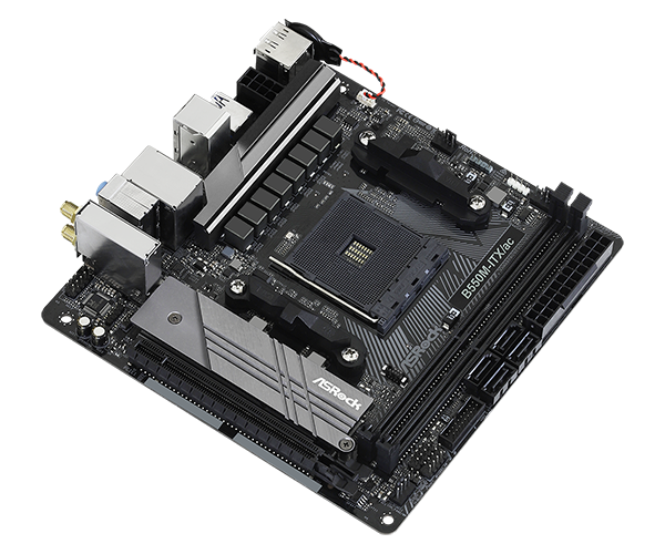 ASRock B550M-ITX/ac DDR4,AM4 Socket Mini-ITX Motherboard