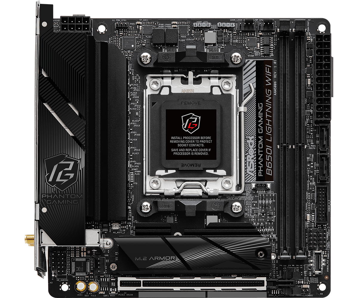 (ジャンク)Asrock B650i lightning wifi+Frame Amazon.com: ASRock B650I Lightning WiFi 6E AMD Socket AM5