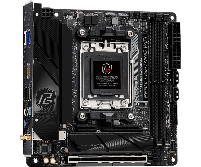【熱賣中】ASRock B650I Lightning WiFi DDR5,Socket AM5 Mini-ITX Motherboard