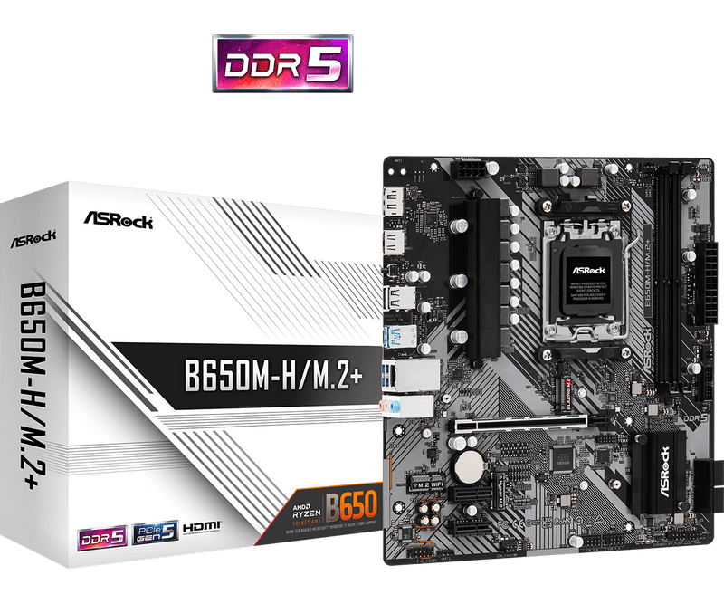 ASRock DDR5,Socket AM5 mATX Motherboard