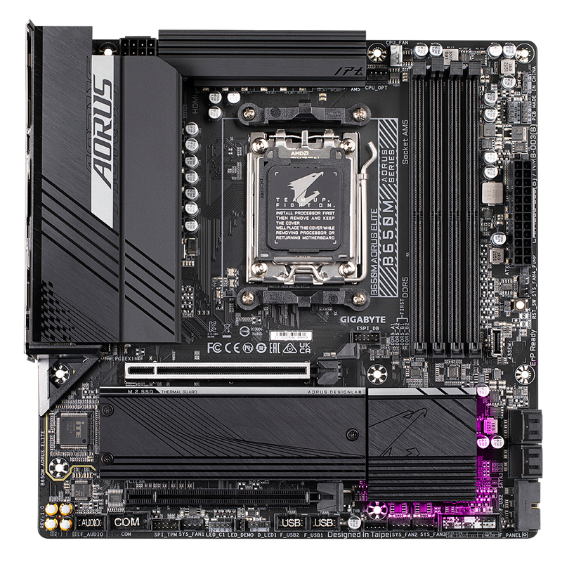 GIGABYTE B650M AORUS ELITE DDR5,Socket AM5 mATX Motherboard