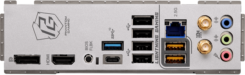 ASRock B650M PG Riptide WiFi White 白色 DDR5,Socket AM5 mATX Motherboard