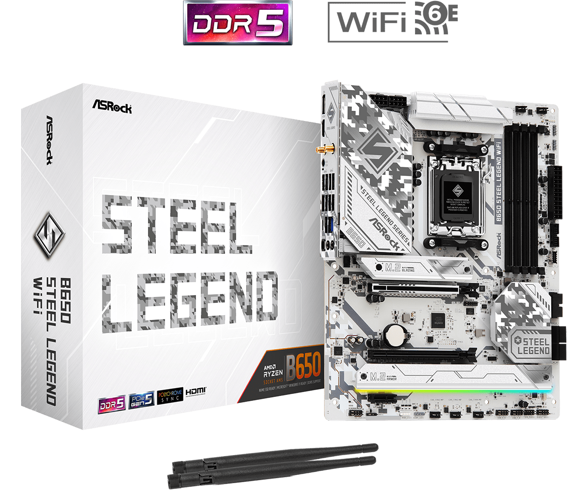 Amd Am4 Asrock B450m Steel Legend Compatible Ram Motherboard