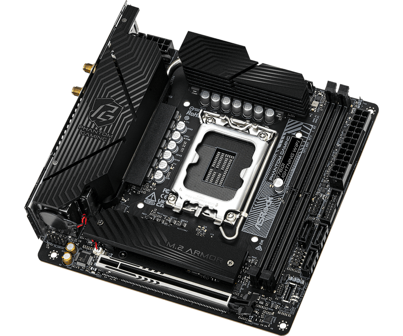ASRock B760i Lightning WiFi DDR5,LGA 1700 Mini-ITX Motherboard