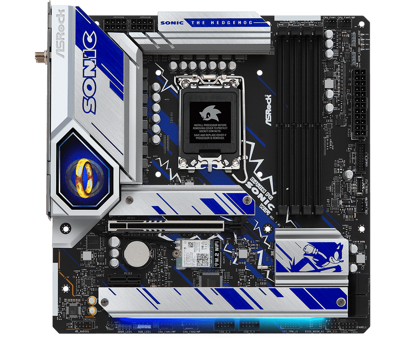 ASRock B760M PG SONIC WiFi DDR5,LGA 1700 mATX Motherboard