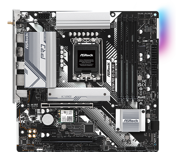 ASRock B760M PRO RS WiFi マザーボード ASRock > B760M Pro RS WiFi