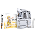 GIGABYTE B850 AORUS ELITE-P ICE 二次元「雕妹」DDR5,Socket AM5 ATX Motherboard *40週年特別版