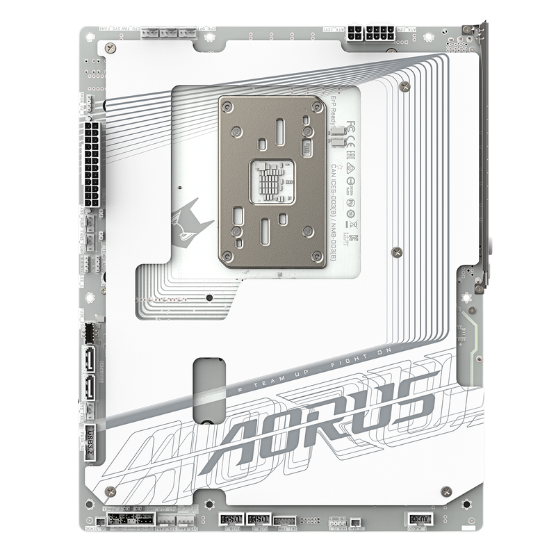GIGABYTE B850 AORUS STEALTH ICE DDR5,Socket AM5 ATX Motherboard 背插式主機板
