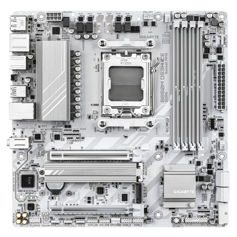 GIGABYTE B850M DS3H ICE DDR5,Socket AM5 mATX Motherboard