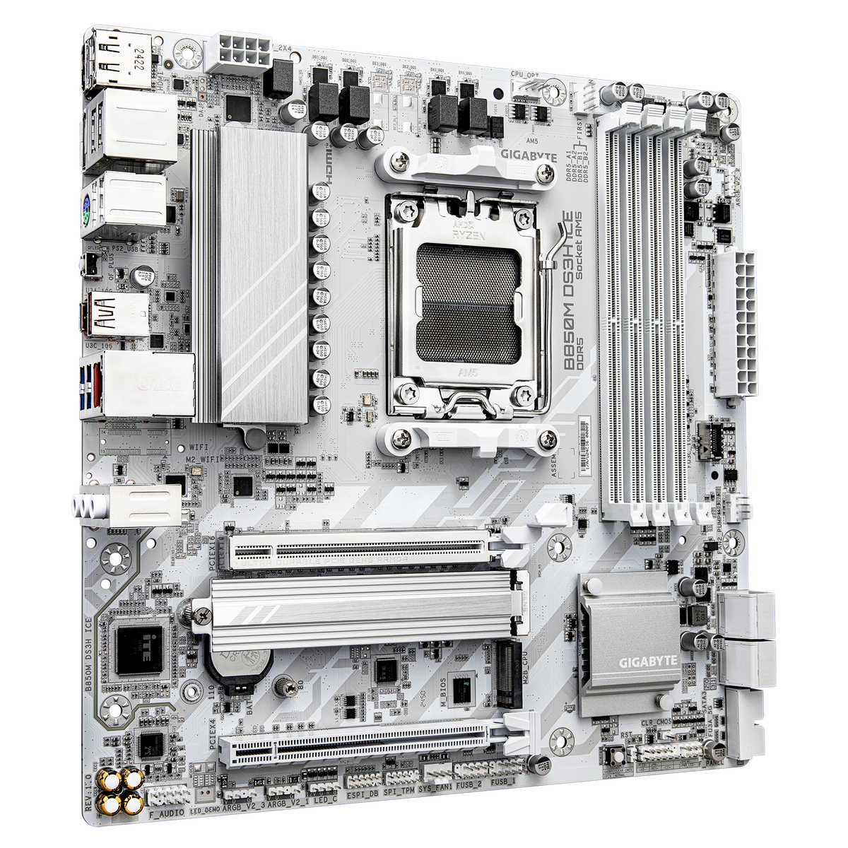 新品未使用 GIGABYTE B850M DS3H ICE DDR5 AM5 B850MDS3HICE-03_1200x.png?v=