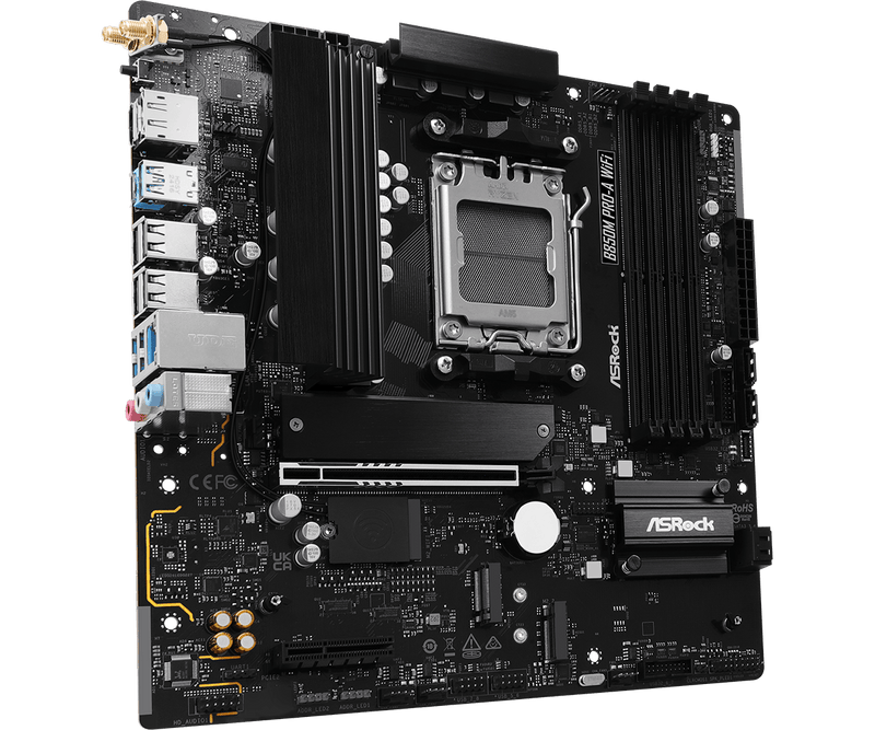 ASRock B850M Pro-A WiFi DDR5,Socket AM5 mATX Motherboard