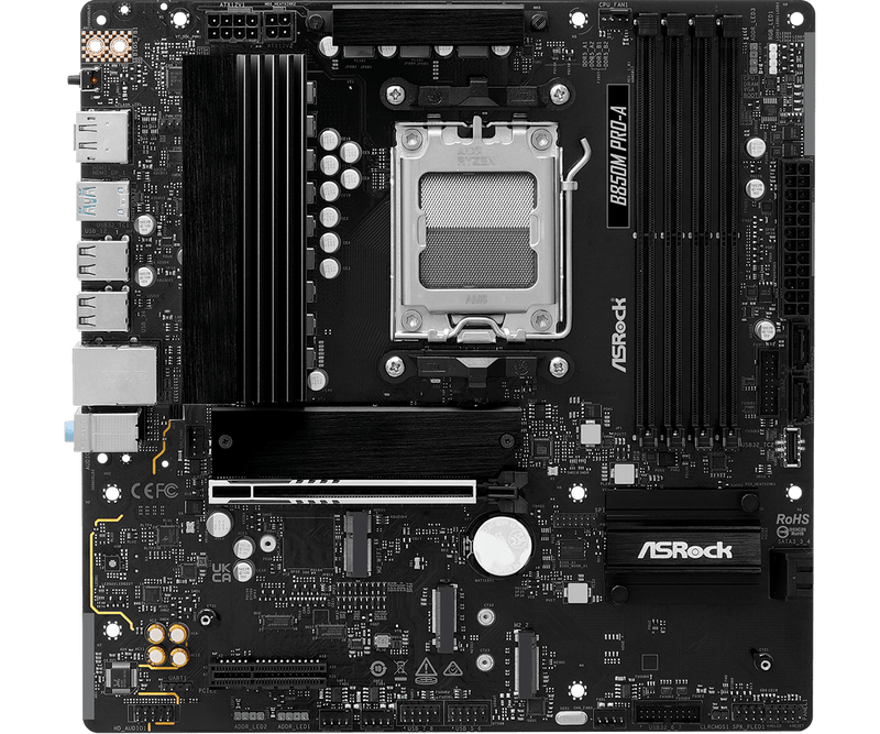 ASRock B850M Pro-A DDR5,Socket AM5 mATX Motherboard