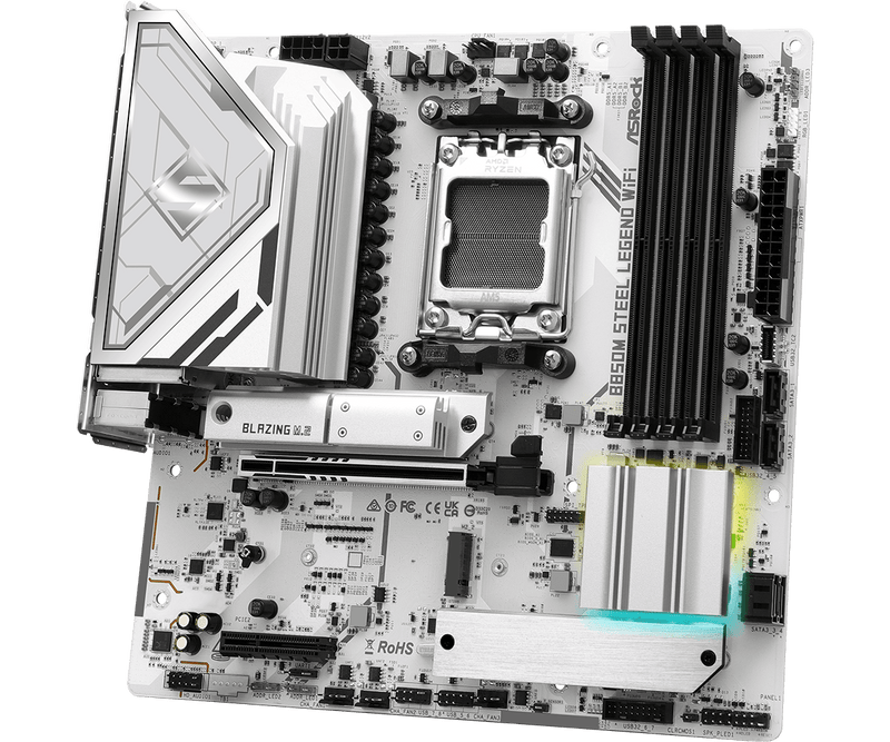 ASRock B850M Steel Legend WiFi DDR5,Socket AM5 mATX Motherboard